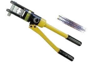 KATSU TOOLS KATSU Crimpadora Hidráulica Herramienta con 11 Matrices de Acero 16-300 mm², kit de Herramientas de Cable Eléctrico Hidráulico de Alta Presión Manual para Terminales de Cobre Aluminio 416374