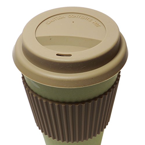 NORDAL · Coffee-to-go Trinkbecher ‚ BAMBOO ‚ wiederverwendbar 330ml · oliv - 2