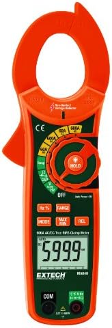 Extech MA640 True RMS AC/DC 600A Clamp Meter with Non Contact Voltage Detector