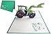 Produktbild LIN17256, Pop Up Karte Traktor, Geburtstagskarte Klappkarte Grußkarten Trekker Traktorkarte 3D Karte Traktor, Geburtstagseinladung Traktor, Bauernhof Traktor, N205