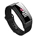 Produktbild HECHEN B31 Smart Bracelet - Herzfrequenz-Blutdrucküberwachung Bluetooth-Anruf-Headset - Armbandring-Headset-Kombinationsgebrauch,Black