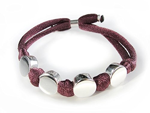 Pulsera BORN Unicolor/Plata de ley/Personalizada/Nombres