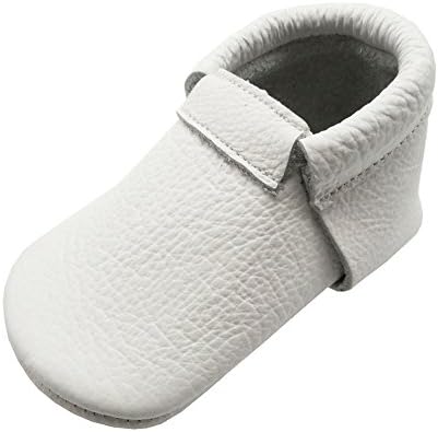 Happy Kids Baby white Premium Soft Leather Shoes Girls boys Infant Moccasins 6-12Month Infant Baby Shoes
