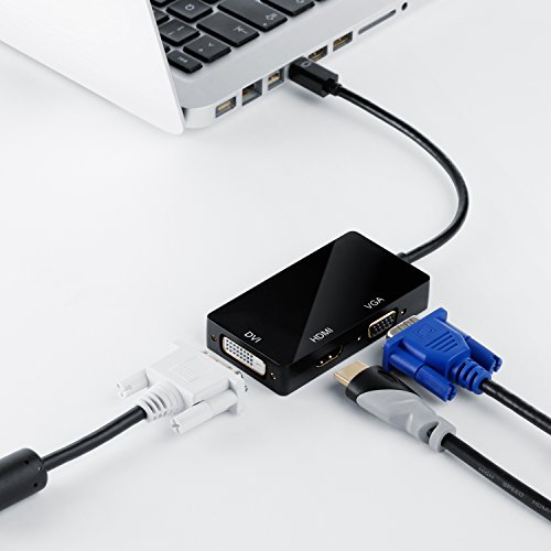 CSL – Mini Display Port zu HDMI /VGA / DVI Adapter | PC + MAC / APPLE - 4