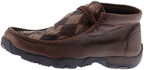 Twisted X Boots Mens Full Quill Ostrich Patchwork Bomber Moc 12 D Oiled Saddle