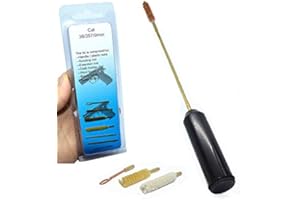 FIRECLUB 7pcs/Set Pistol Gun Cleaning Kit 9mm/.357/.38Cal Gun Cleaning Tools Brush