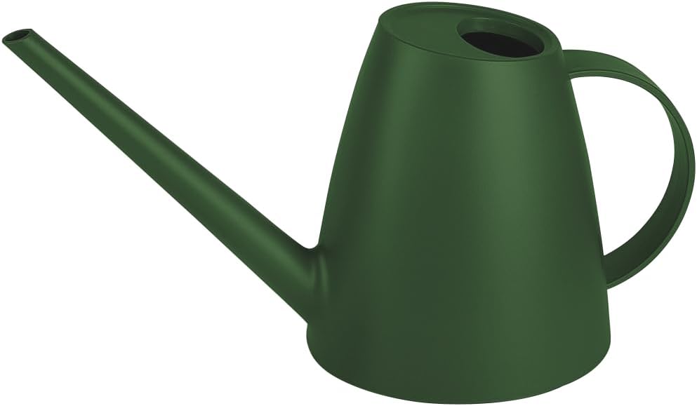Zuvo Small Watering Can Indoor 1.8L with Long Spout — Mini Watering Can for House Plants, Seedlings & Herbs | Detachable Rose