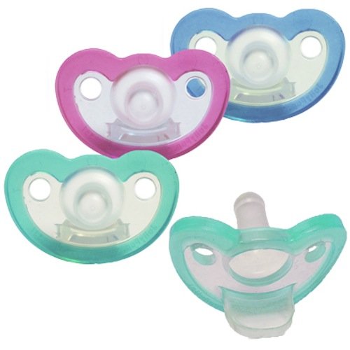 Pack of 2 JOLLYPOP Pacifier Dummy Preemie Premature Baby Size (Pink)