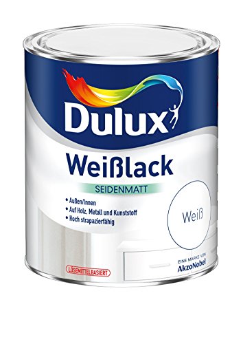 AKZO NOBEL (DIY DULUX) Lack seidenmatt 0,375 L, weiß, 5194771