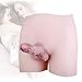 Produktbild Crossdresser Dildo-Höschen Penis-Hosen Unterwäsche Strap-on Dong Transsexuelle Panty Schlüpfer Silikon männliche künstliche Dildos Lesbians Masturbator für Transvestiten Transgender Gay Boxer,XL