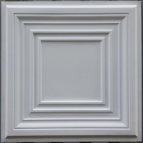 PL05 faux tin Interior design ceiling tile white matt embossed photosgraphie background Decoration wall panels 10pieces/lot