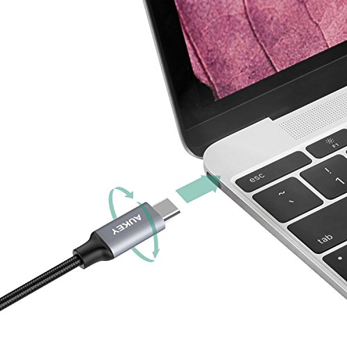 AUKEY Type C Ladekabel auf USB 3.0 [3 Stücke:1M * 3] mit Nylon [Neue Version] USB C Kabel für Type C Geräte wie MacBook Pro 2016 , Samsung Galaxy S8 , Google Chromebook Pixel usw. - 7