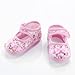 Masione Baby Girl Shoes with Cute Floral Bow Pink Purple (12, Pink)