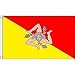 Produktbild Flagge / Banner Sizilien, 152 x 91 cm, mit 2 Metallösen