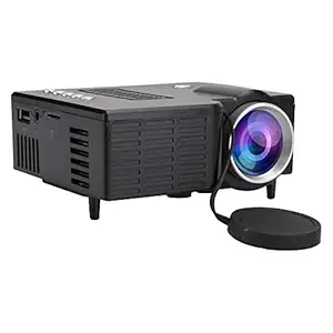 HD Projector, 1080P Low Power Consumption Projection Machine, for Movie Playing Meeting Projection(Black, Black)