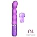 Produktbild G-Punkt Vibratoren, [Upgrade Version] NightLand Silikon Vibrator mit 10 Vibrationsmodi, 360° rotierenden Eichel Klitoris Stimulation Massagegerät (100Prozent Wasserdicht, Lila)