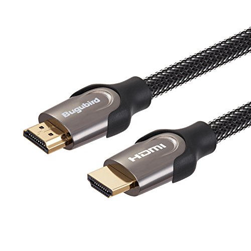 Bugubird HDMI Kabel 4.6m – Hochgeschwindigkeits HDMI 2.0a 28AWG CL3 – Ultra HD 4K @ 60Hz 18Gbps 3D 2160p 1440p 1080p Ethernet und ARC - 3