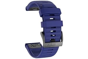 ISABAKE Cinturino per Garmin Fenix 6/6 Pro, QuickFit 22 mm, in silicone, compatibile con Fenix 5/5 Plus, Forerunner 935/945, Approach S60, Quatix 5