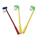 Produktbild kemai Mini Kunststoff Golfball Club Set Golf Garten Spiel für Outdoor-Spaß Hinterhof Sport Eltern und Kind Spielzeug, 3 Clubs + 3 Bälle