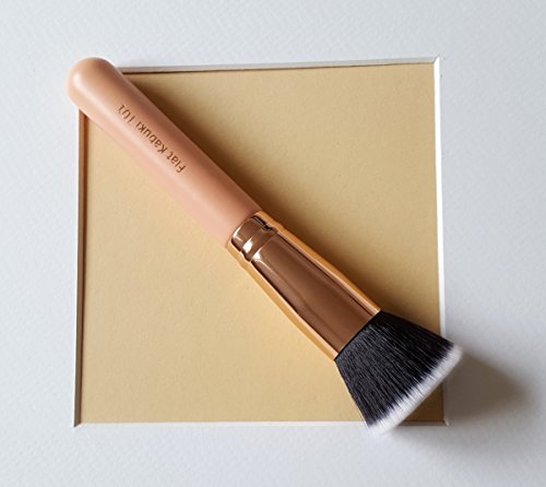 Make-Up Pinsel Kabuki Schminkpinsel Kosmetikpinsel – Foundation Pinsel – Ideal für Cremige, Pudrige oder Flüssige Foundation – Dichte Synthetische Premium Pinselhaare Die Nicht Ausfallen – Von Make-Up Profis Auch Für Anfänger Empfohlen – Angebotspreis nur für kurze Zeit! Super Geschenkidee! - 5