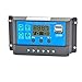 Produktbild Fuibo Solar Ladegerät Controller, Solar Panel Regler Laderegler USB 40A/50A/60A 12V-24V mit Dual USB (40A)