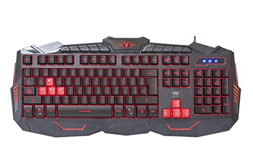 Stinger FX 80 K - Teclado para Gaming retroiluminado  autom  tico  teclado espa  ol  conexi  n cable  color Negro