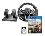 Volant et pédales PS4 Originale Sous licence PlayStation 4 RWA Apex + Farming Simulator 19