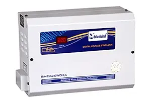 Bluebird 4 KVA Digital Voltage Stabilizer (Aluminium Wound) with Out HLC (150-280 V) for All 1.5 Ton AC's