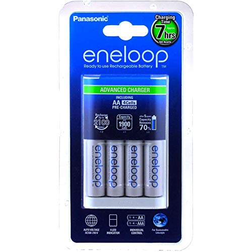 Preisvergleich Produktbild Panasonic Ladegerät BQ-CC17 inkl. 4 Stück eneloop AA