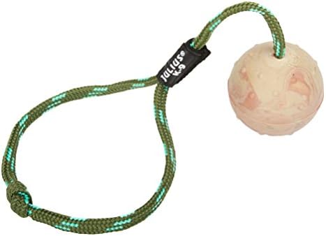 JULIUS-K9, 242BLC-60, IDC natural rubber ball with closable handle, 60 mm