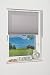 Produktbild K-home 319803-6 Klemmfix-Wabenplissee, Lichtschutz, Stoff, grau, 90 x 130 cm