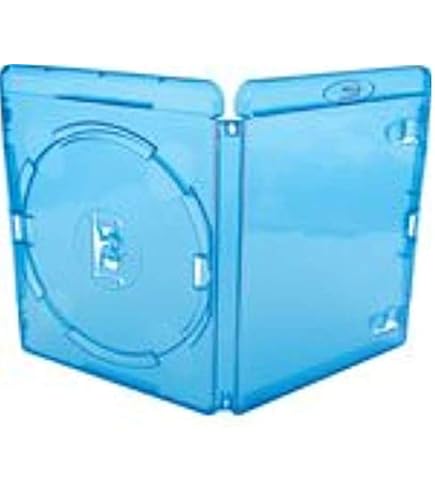 Lot De 10 Boîtiers Amaray Pour Blu-Ray - 14 Mm, étui Simple Disque Avec Logo, Rangement CD/DVD/Blu-Ray