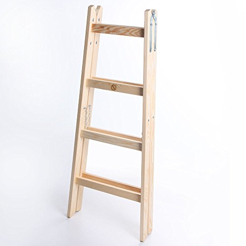Holzleiter STANDARD 2×5 Stufen Zweiseitige Klappleiter Leiter Haushaltsleiter 150kg - 6