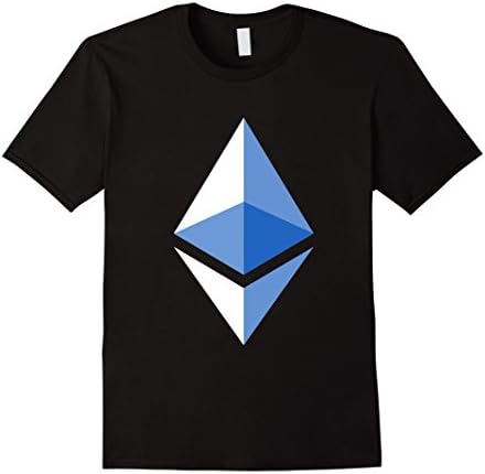 Men's Ethereum Logo T-Shirt   Ether Shirt XL Black