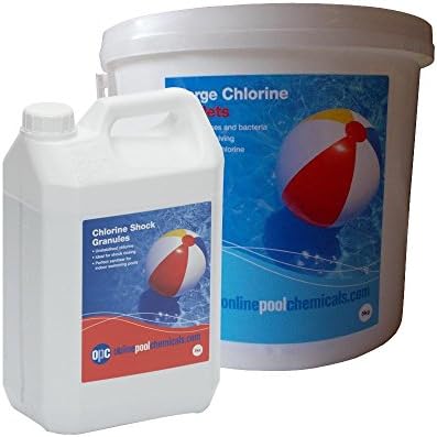 5kg Large Chlorine Tablets + 5kg Chlorine Shock