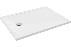 Jacob Delafon - Receveur de Douche Gaspard - 120x90 cm - Céramique lisse PN6 - Bonde à gauche - Installation surélevée, posée, encastrée - Blanc - ENP922-00