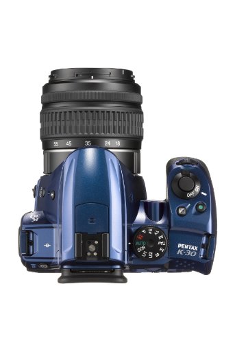Pentax K-30 DSLR Camera with 18-55mm DAL Lens Kit - Blue (16MP, CMOS APS-C Sensor) 3 inch LCD