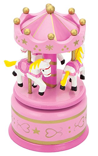 New Classic Toys Carousel Music Box (Pink)