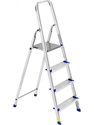 Preisvergleich Produktbild WEBMARKETPOINT FRAMAR Leiter Aluminium Feder Gr.4