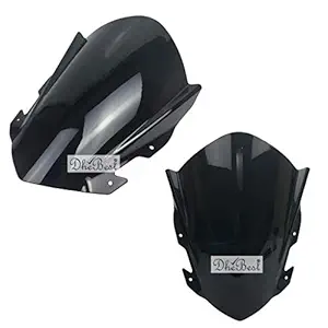 Dhe Best Visor/Windscreen Bike Headlight DB Visor Black for KTM RC 125, 200 & 390