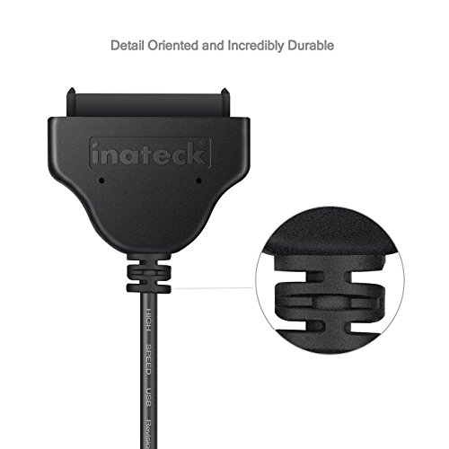 Inateck Adapter USB 3.0 zu SATA, USB 3.0 Kabel zu SATA für 2.5 Festplatte HDD SSD - 5