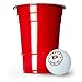 Produktbild Party Pioniere 50 Red Cups + 3 Beer-Pong-Bälle + Gratis E-Book Guide | Premium Beer-Pong-Becher (16oz/473ml) | 50 Stück Rote Becher als Party-Zubehör | Rote Partybecher im Beer-Pong-Set by