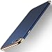 Produktbild Humixx iPhone 8 Plus Hülle,iPhone 7 Plus Hülle, Hybrid 3 in 1 Luxuriöse [Electroplate] Metall Textur Handyhülle Ultra Dünn Harter Plastik Schützender Hülle für iPhone 8 Plus/7 Plus (Königsblau)