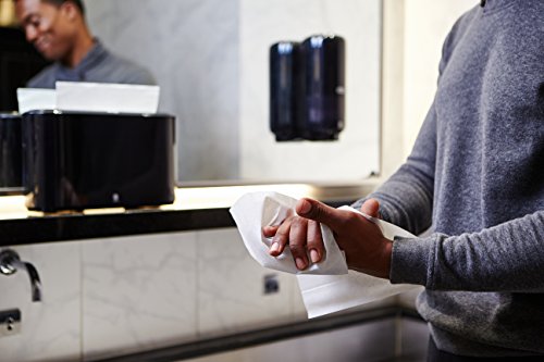 Tork 552208 Xpress Tischspender für H2 Multifold Handtücher im Elevation Design / Papiertuchspender für hygienische Einzeltuchentnahme in schwarz - 6