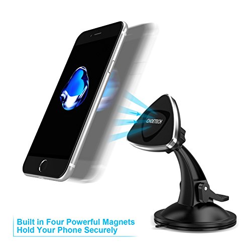 Supporto Auto Smartphone, CHOETECH Supporto Auto Universale per Cruscotto e Parabrezza Auto Rotazione 360Â° Supporto a Ventosa per iPhone 7, Samsung Galaxy S7/S6, Nexus, Moto, LG, HTC e altri