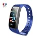 Produktbild MrRong Aktivitäts-Tracker, Fitness-Tracker-Pedometer Smart Watch, Fitness-Armbanduhr mit Aktivitätsaufzeichnung und Kalorienzähler, Damen und Kinder,Blue