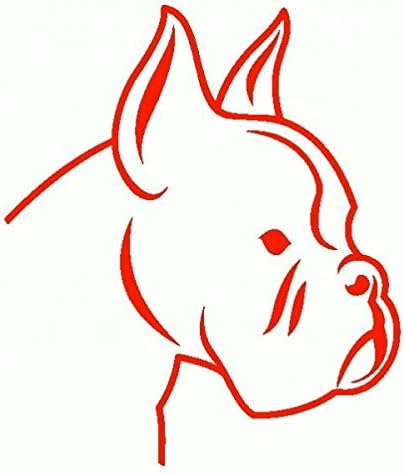 Bulldog – pre-spaced – Red – 10 cm