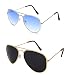 Shvas Aviator Unisex Sunglasses (Avicebavgblack|Blue) RS.306.00