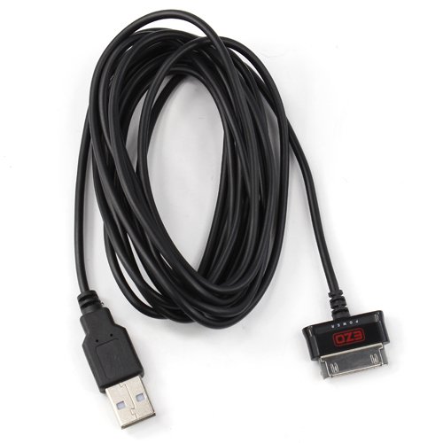 EZOPower 30 Pin USB Kabel Datenkabel und Ladekabel für Samsung Galaxy Tab 1/2 10.1 /Tab 2 7.0 /Note 10.1 in - 3M/ schwarz