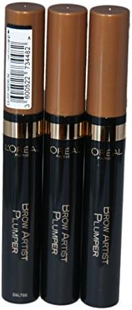 3 x Loreal Brow Artist Plumper Gel Mascara for Brows | Light Medium | RRP £18